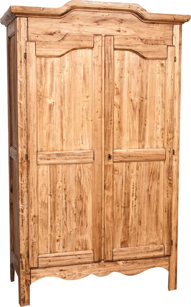 Dulap, L127 59 H204 cm, natur antic, lemn masiv