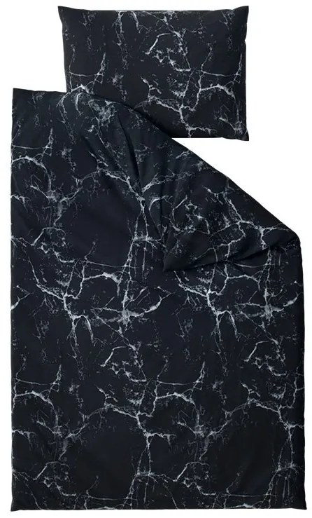 Lenjerie de pat din microfibra TEMPESTA negru Dimensiune lenjerie de pat: 70 x 90 cm | 140 x 200 cm