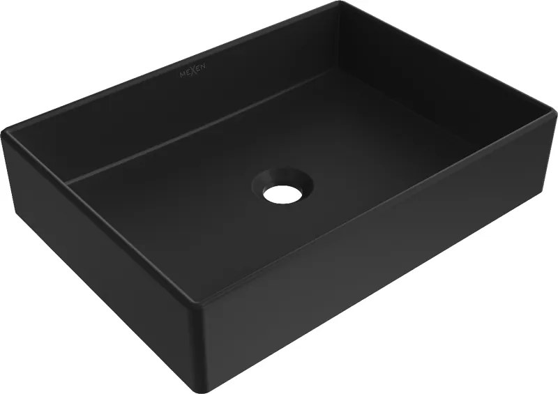 Mexen Goya lavoar de blat 51 x 37 cm, negru mat - 22185085