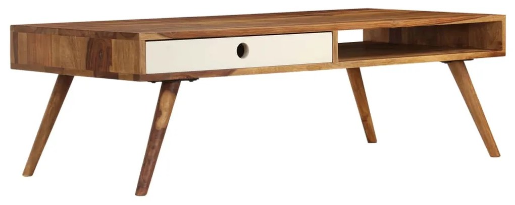 vidaXL Măsuță de cafea, 110 x 50 x 35 cm, lemn masiv de acacia