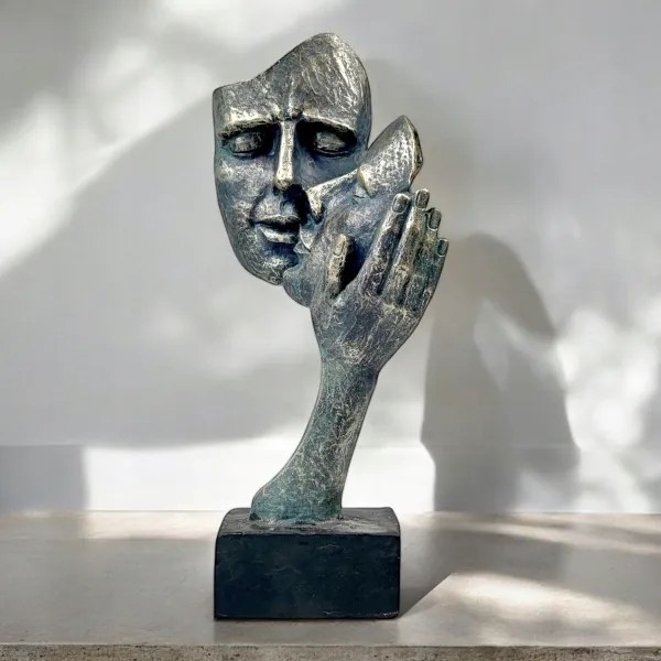 Decorațiune pentru masă 35 x 22 x 13 cm, din rășină cu patină