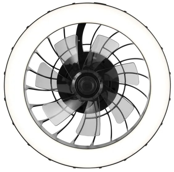 Ventilator LED RGBW de tavan cu lumină Brilliant FANORA LED/30W/230V + telecomandă