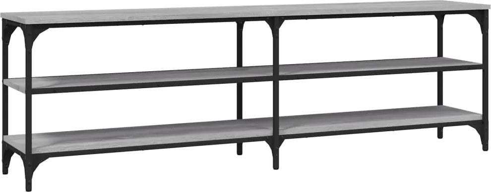 vidaXL Comodă TV, gri sonoma, 160x30x50 cm, lemn prelucrat