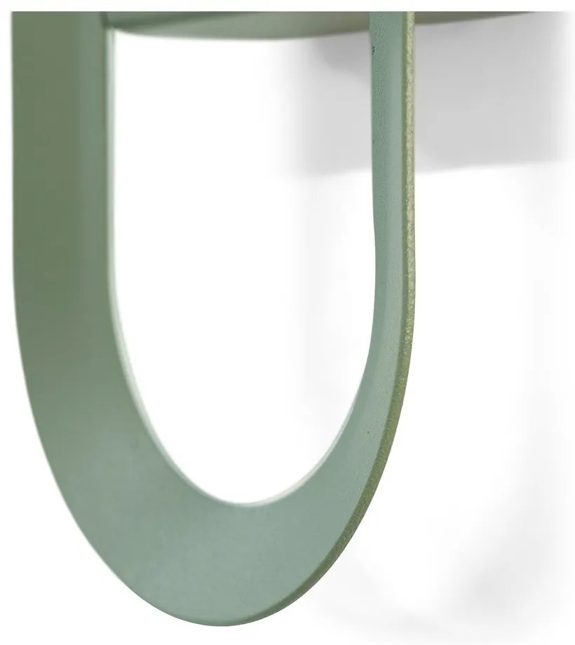 Cârlig verde prăfuit de montat pe perete din oțel Coucou – Spinder Design