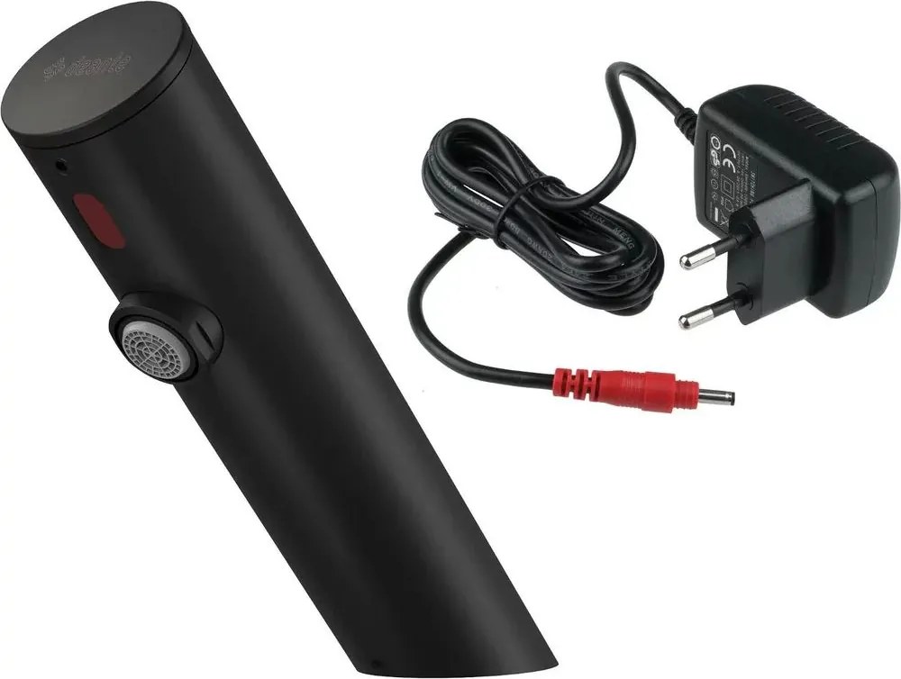 Baterie lavoar cu senzor si alimentare electrica negru Deante Sense
