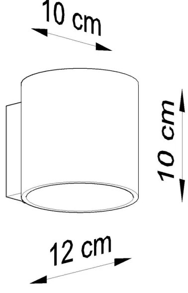 Aplică perete VICI 1xG9/40W/230V alb