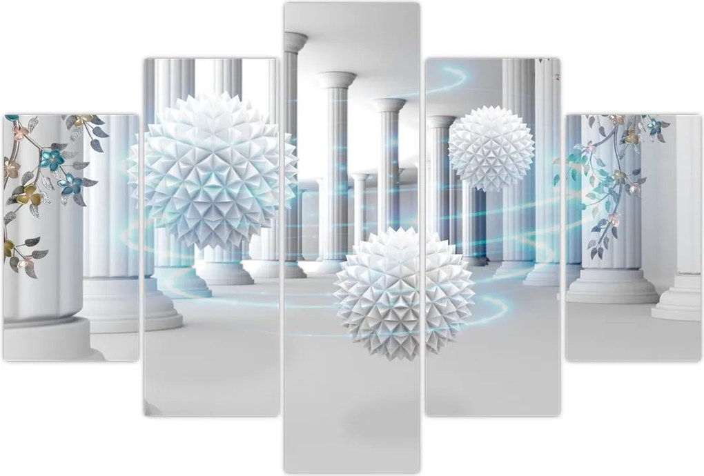 Tablou abstract în stil antic (150x105 cm)