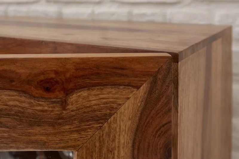 Vitrina design industrial Amazonas 140cm Sheesham