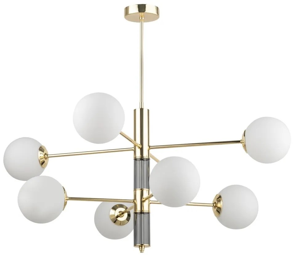 Lustra 8 surse de lumina moderna realizata manual Ultimo