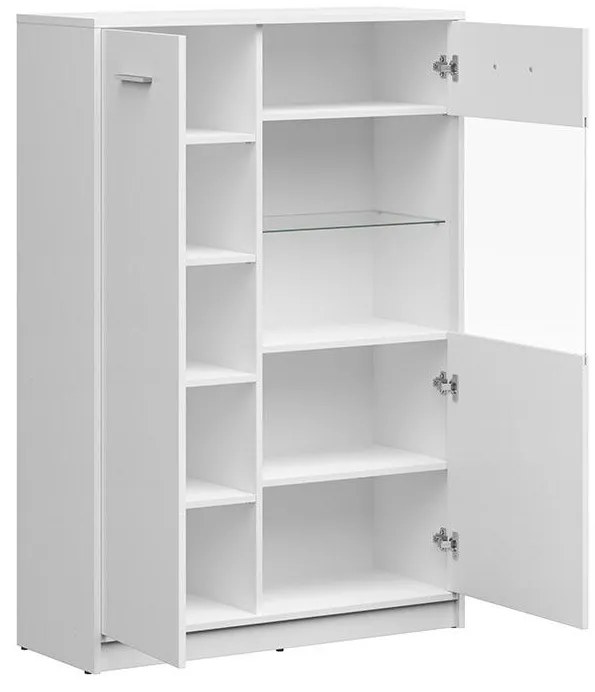 Vitrină Nepo Plus 24 (alb) . 1098371
