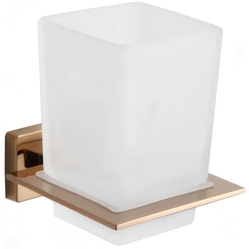 Mexen Arno pahar pentru periuțe de dinți, aur roz - 7020738-60