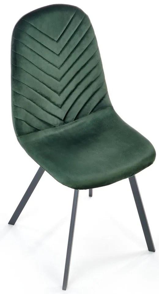 Scaun de bucaterie Paige, verde/negru