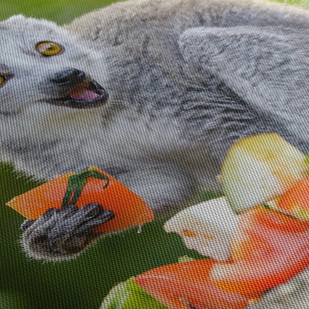 Tablou cu lemur (120x50 cm)