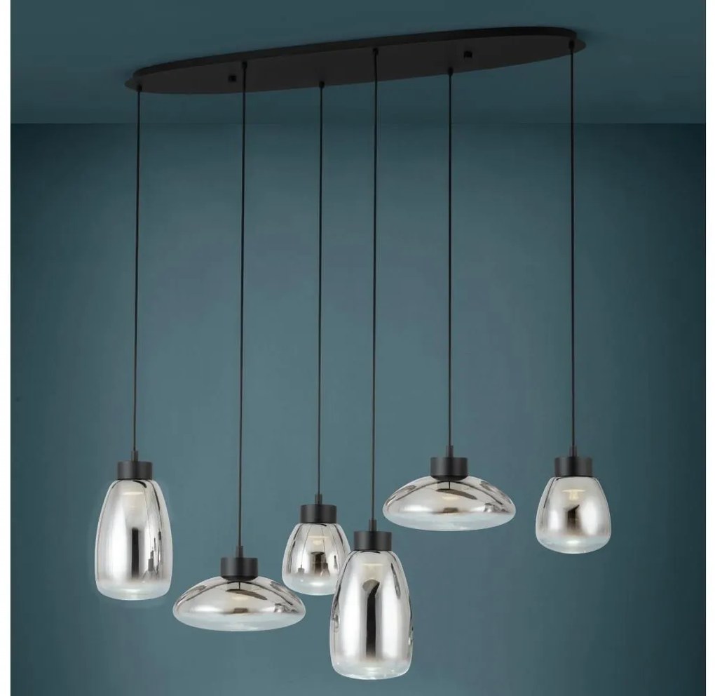 Lustră LED dimabilă pe cablu Eglo 390301 SARNARRA 6xLED/5,4W/230V 2700K