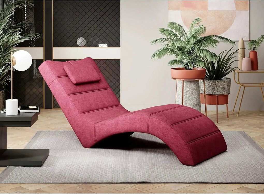Sezlong LOS ANGELES, personalizabil, cu tetiera, 68x170x85 cm