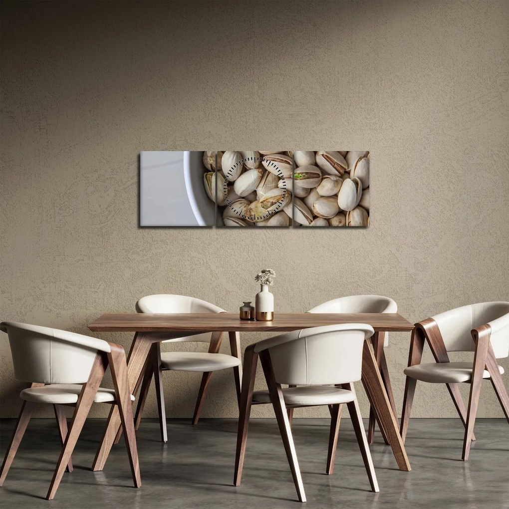 Tabloul - fistic (cu ceas) (90x30 cm)