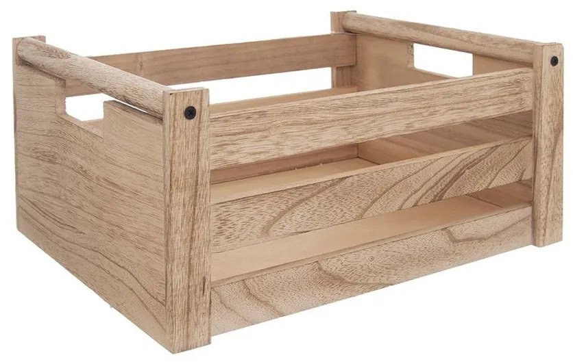 Lădiță din lemn Orion Natural, 31 x 21 x 14 cm