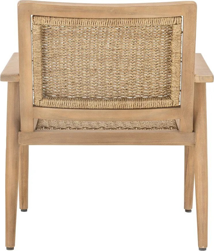 Fotoliu de grădină în culoare naturală din lemn masiv Sorrento – Bloomingville