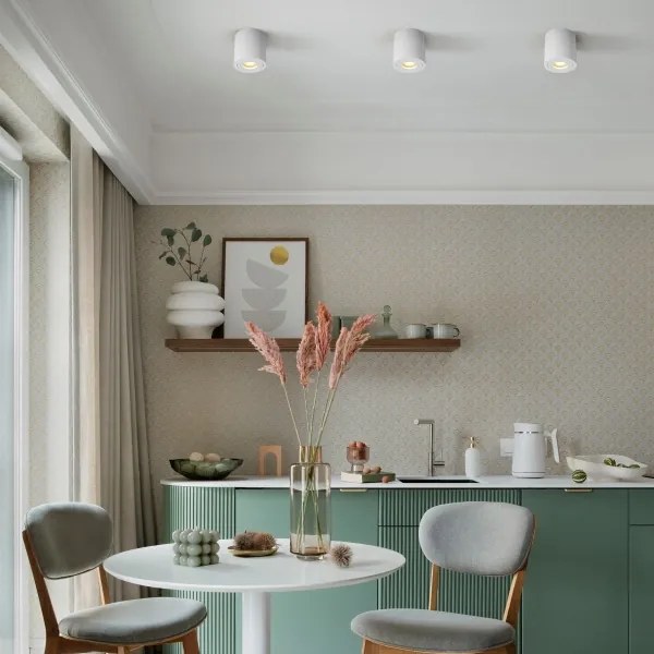 Spot RONDIP SL 1xGU10/50W/230V IP44 alb Zuma Line ACGU10-158-N