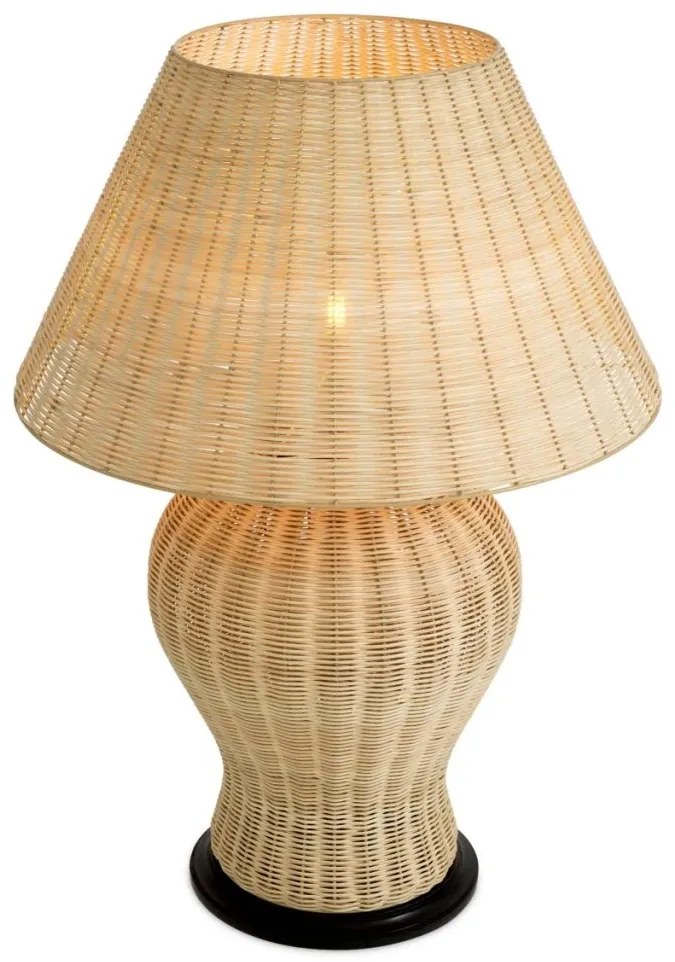 Veioza, Lampa de masa LUX din ratan Dupoint
