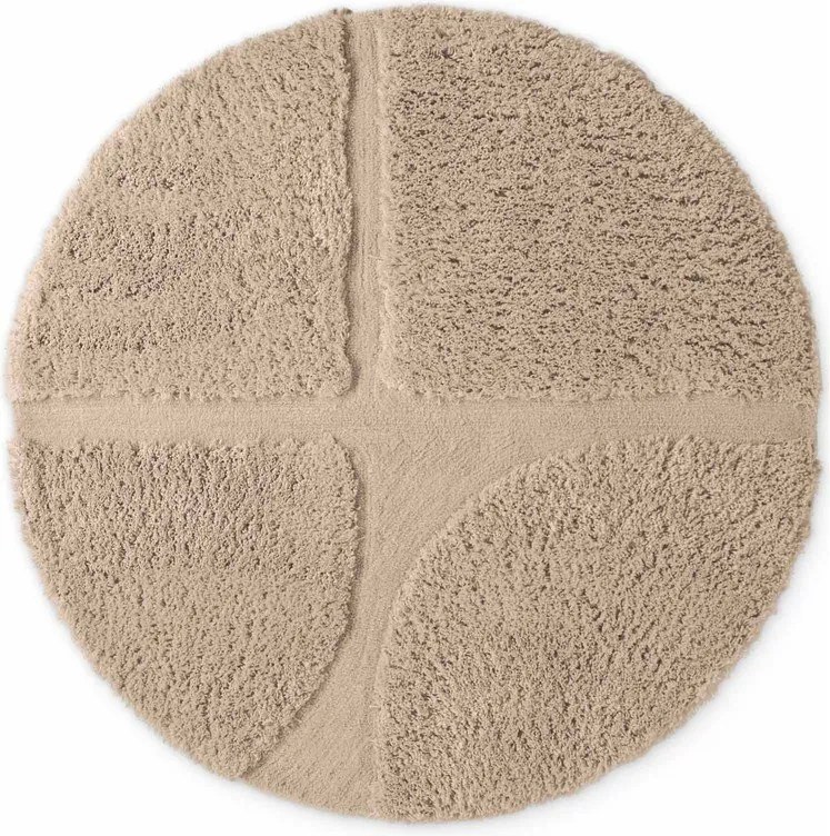 Covor bej țesut manual rotund ø 200 cm Lambeth Jasper – Ted Baker