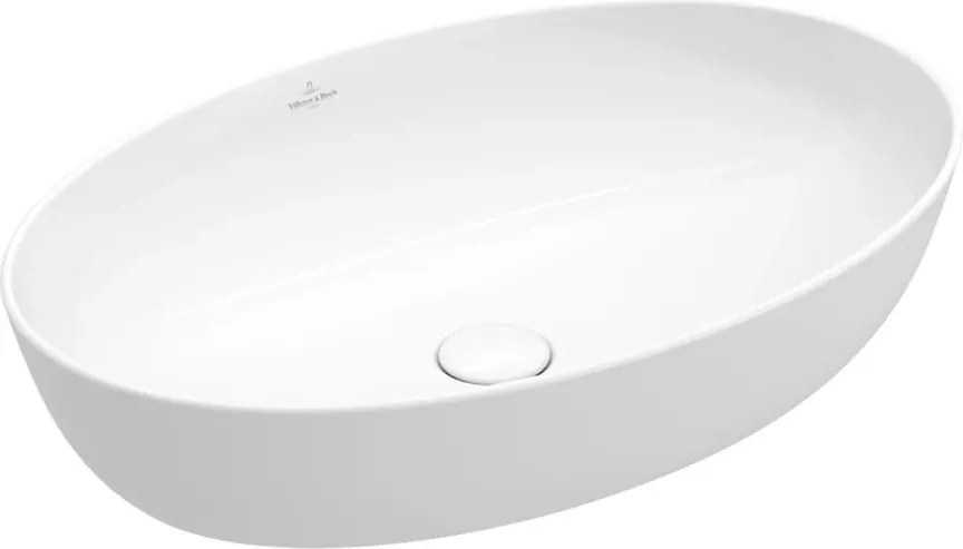 Lavoar pe blat Villeroy&Boch Artis TitanCeram alb Alpin CeramicPlus 61x41 cm