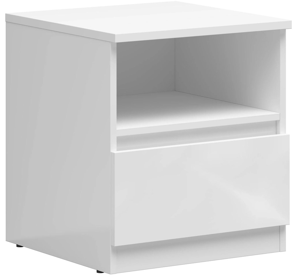 Noptieră Tetrix 1 (alb lucios). Promo -41%. 1098537