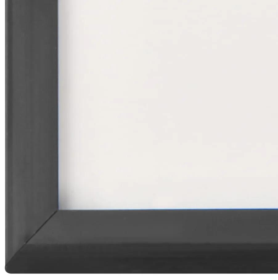 Rame foto colaj pentru perete masa 5 buc. negru 21x29,7 cm MDF 5, Negru, 21 x 29.7 cm