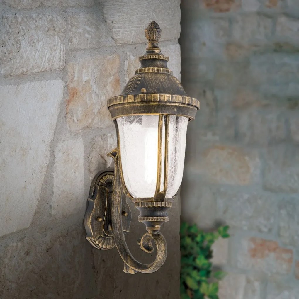 Aplica perete iluminat exterior IP23 August AL 11-1120/1 Patina/aufw OR