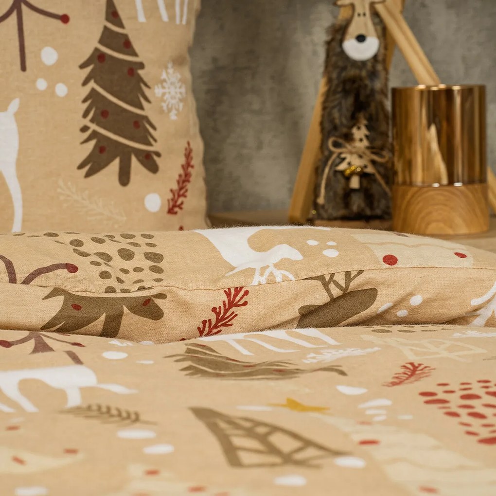 Lenjerie de pat din flanel 4Home Festive, 220 x200 cm, 2 buc. 70 x 90 cm, 220 x 200 cm, 2 buc. 70 x 90 cm