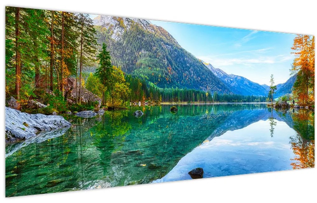 Tablou - Lacul Hintersee (120x50 cm)