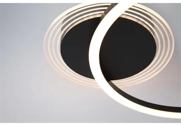 Searchlight 13650BK - Plafonieră LED dimmabilă CONTOUR LED/24W/230V 3000K