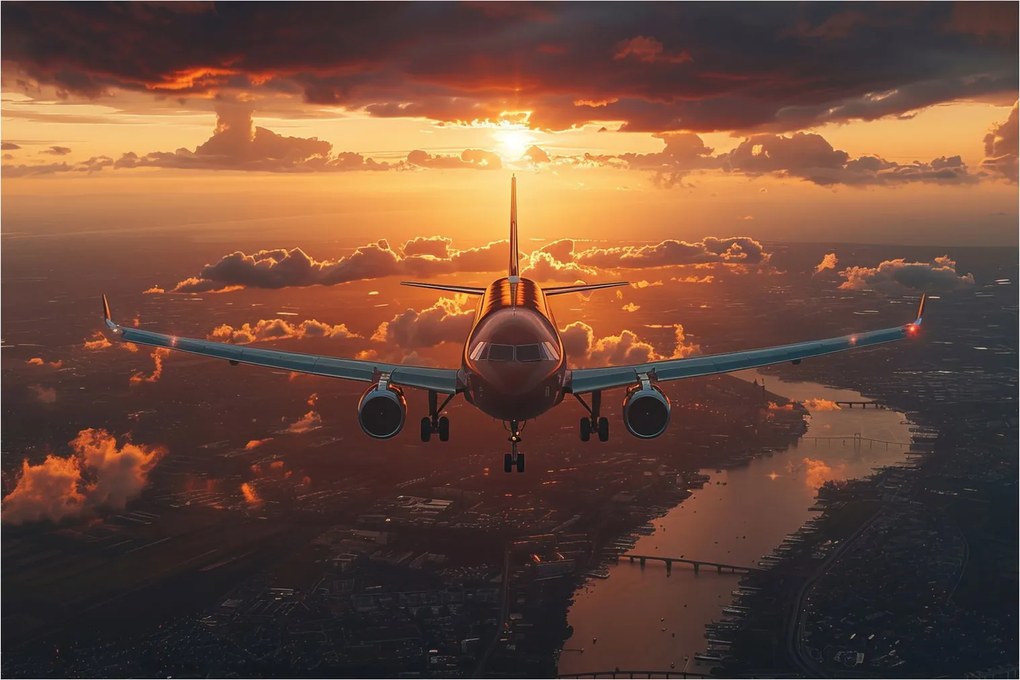 Tablou - Avion de transport (90x60 cm)