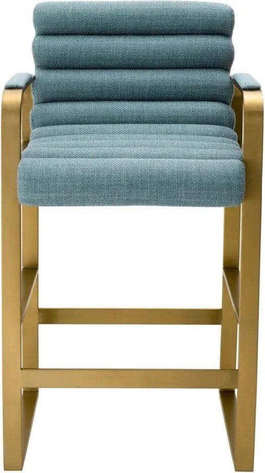Scaun de bar elegant design LUX Counter Olsen, scalea blue