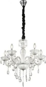 Lustra clasica 6 becuri E14X40W TEEJAY 64118-6 Globo