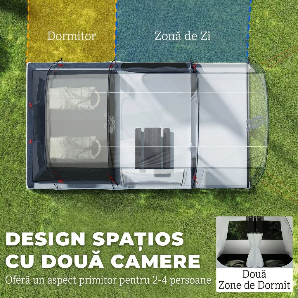Outsunny cort familial multiplu persoane | Aosom Romania