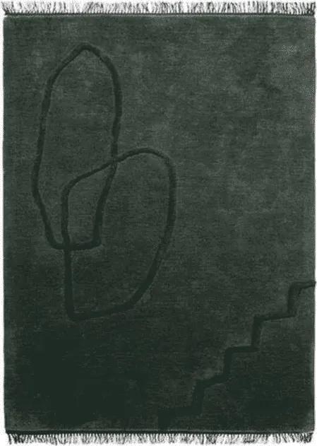 Covor DESSERT TUFTED - Lana Verde Lungime(300 cm) x Inaltime(200 cm)