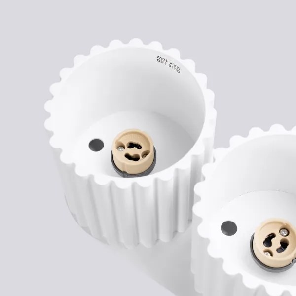 Sollux SL.1780 - Spot AURA 2xGU10/10W/230V alb