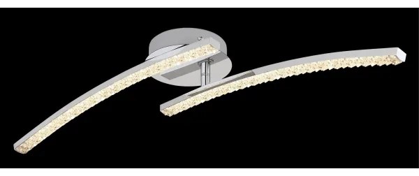 Lustră LED aplicată pentru baie JULES 2xLED/6W/230V IP44 Globo 67169-12IP