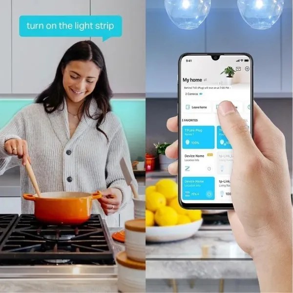 TP-Link - Bandă LED RGBW dimabilă 5 m LED/13,5W/230V Wi-Fi