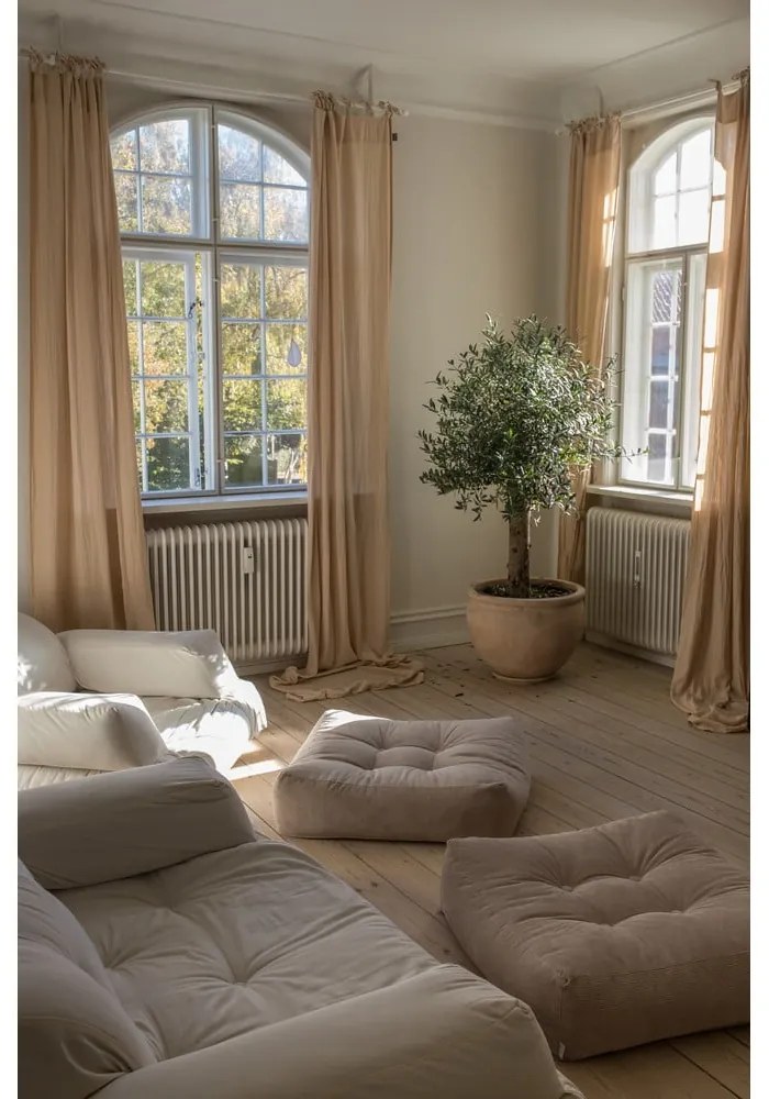 Canapea portocalie extensibilă 140 cm Hippo - Karup Design