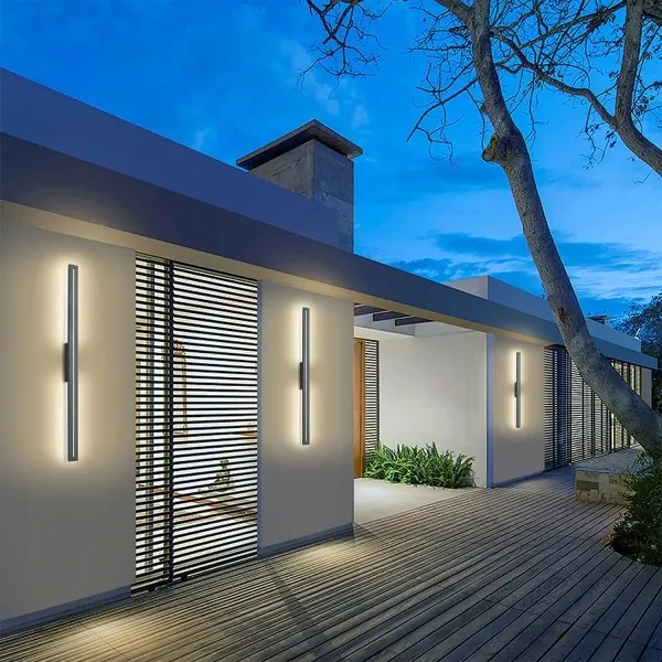 Brilagi - Aplică LED de perete pentru exterior LINEO LED/24W/230V 4000K IP65 antracit