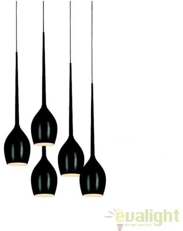 Lustra moderna Izza 5 Black