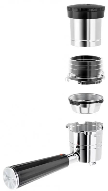 Espressor automat 3in1 Ninja Luxe Café Premier ES601, 1650W, 15 bar, 2 L, Barista Assist, Spumare fara contact, Rasnita incorporata, 4 moduri, 3 setari temperatura, Inox/Negru