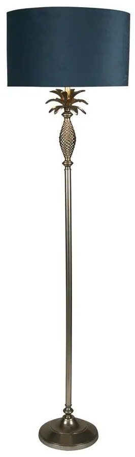 Lampadar/Lampa de podea design lux elegant Belle argintiu/teal