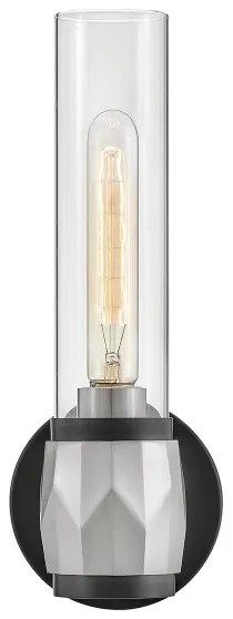 Hinkley HK-ELLISON1-BK-BN - Aplică de baie ELLISON 1xE27/40W/230V IP44 neagră