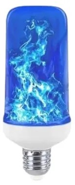 Bec LED HYO-2, 5W - imitație de flacără - blue