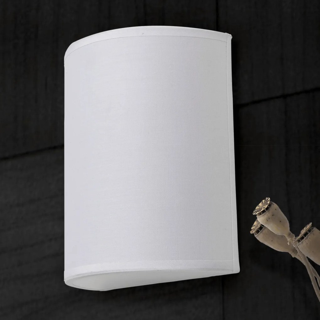 Aplica de perete design modern Ufo alba