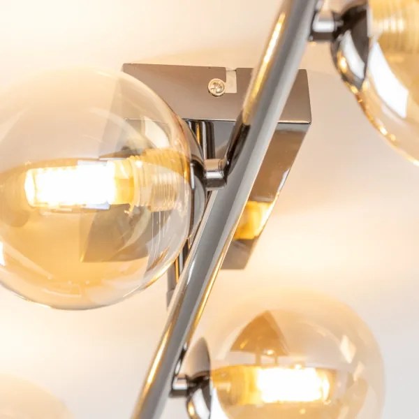 Lustră LED aplicată Brilagi MILLA 4xG9/3W/230V crom lucios/auriu