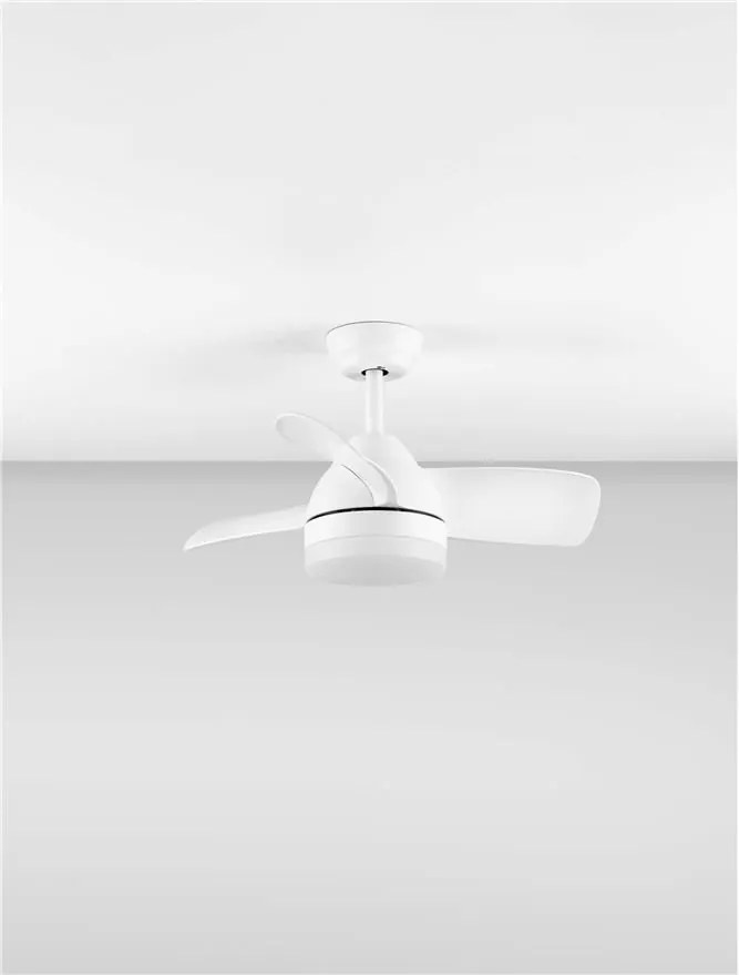 Lustra LED cu Ventilator si telecomanda NERINA alb